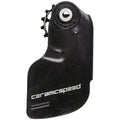 OSPW Pulley Wheel Aero System for SRAM Red AXS/Force AXS - Coated Races, Alloy Pulley, Carbon Cage, Black