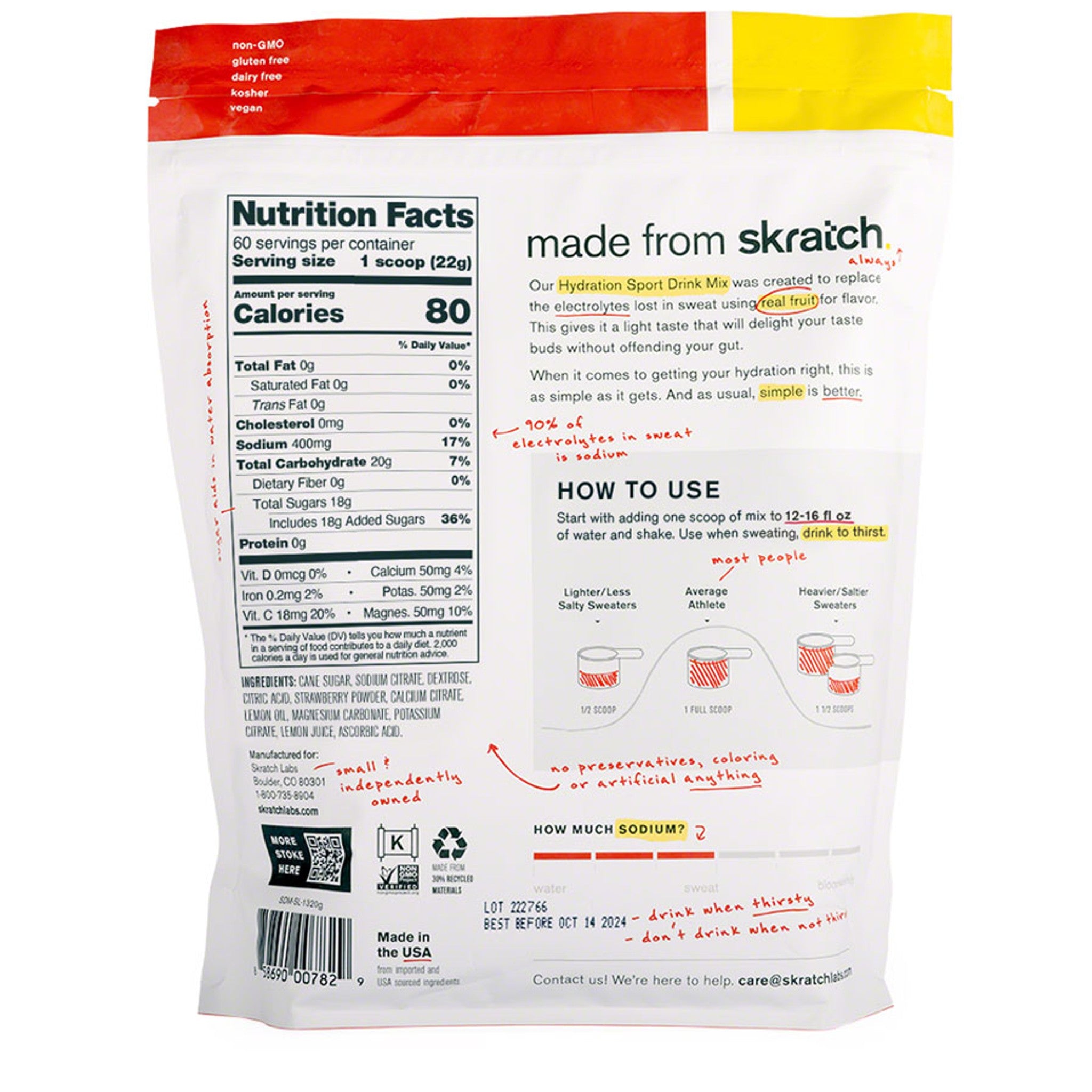 Hydration Sport Drink Mix