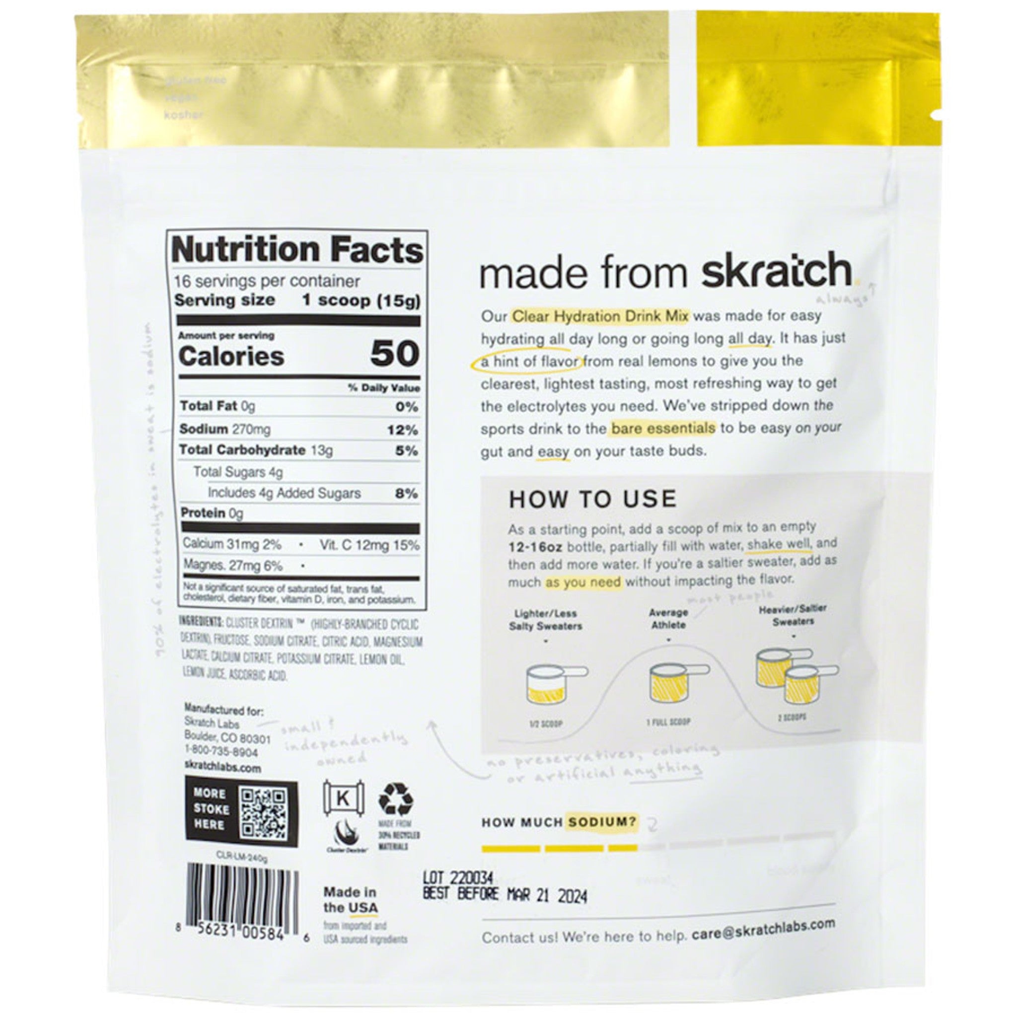 Clear Hydration Drink Mix - Clear Hydration Drink Mix