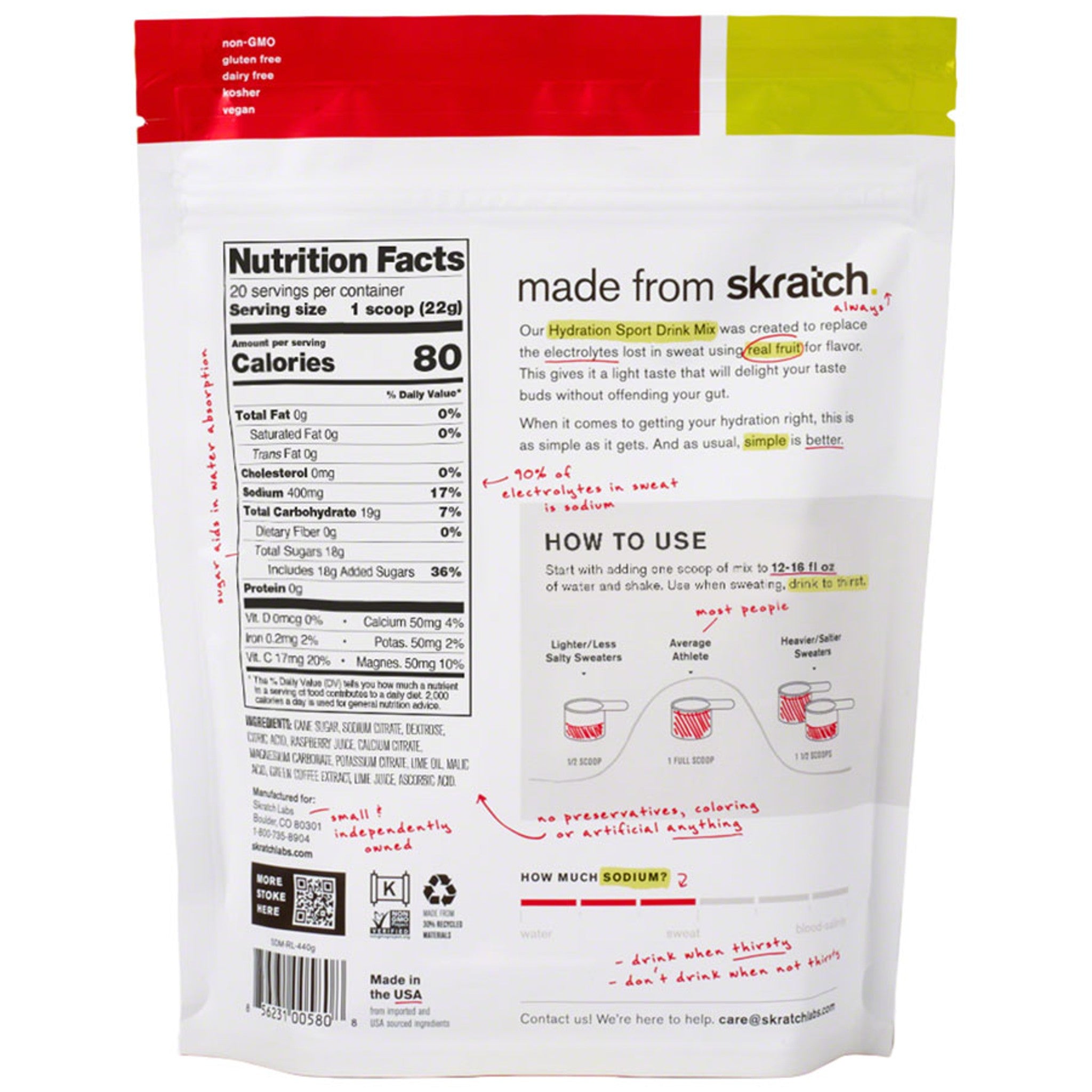Hydration Sport Drink Mix