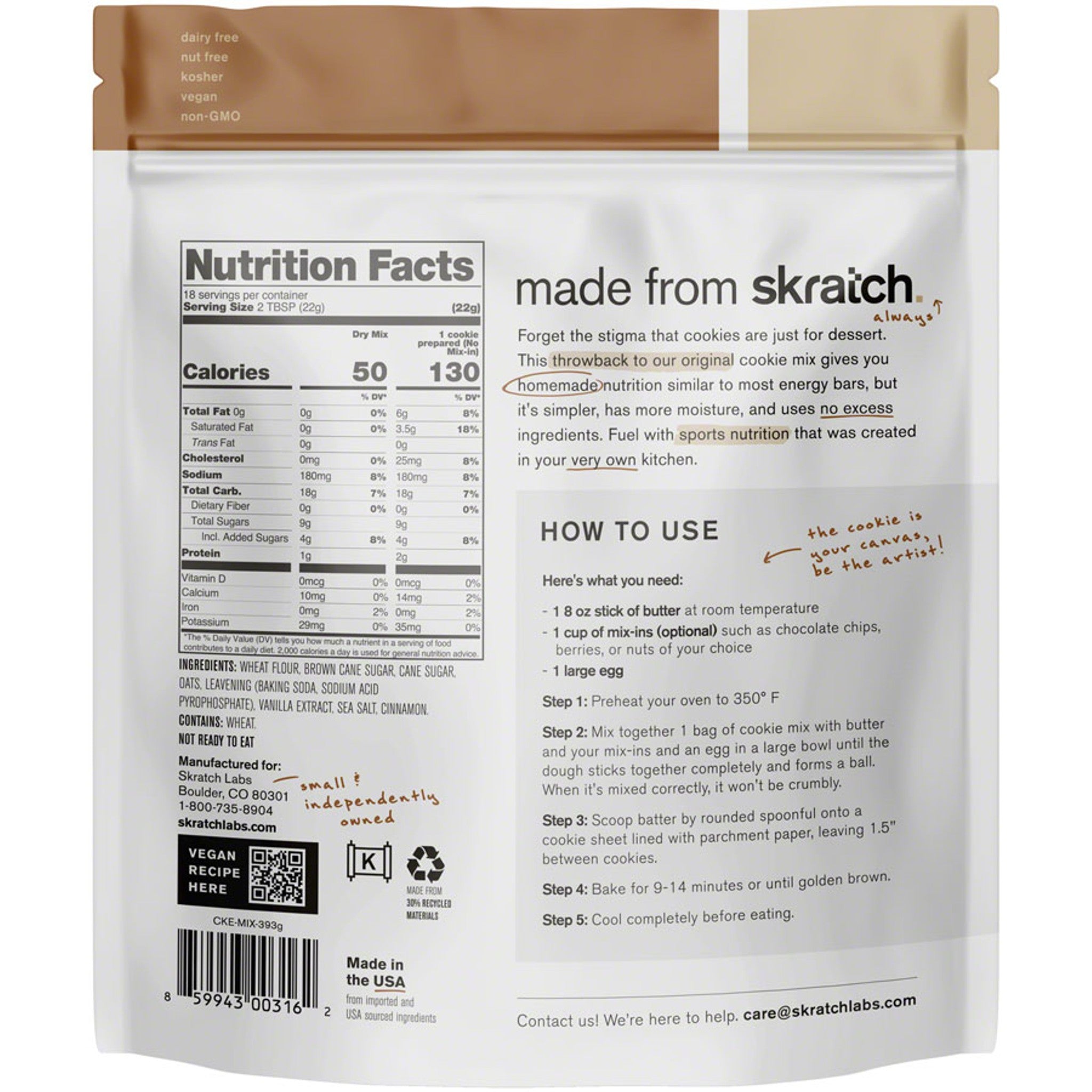 Cookie Mix Sport Fuel - 393g Pouch
