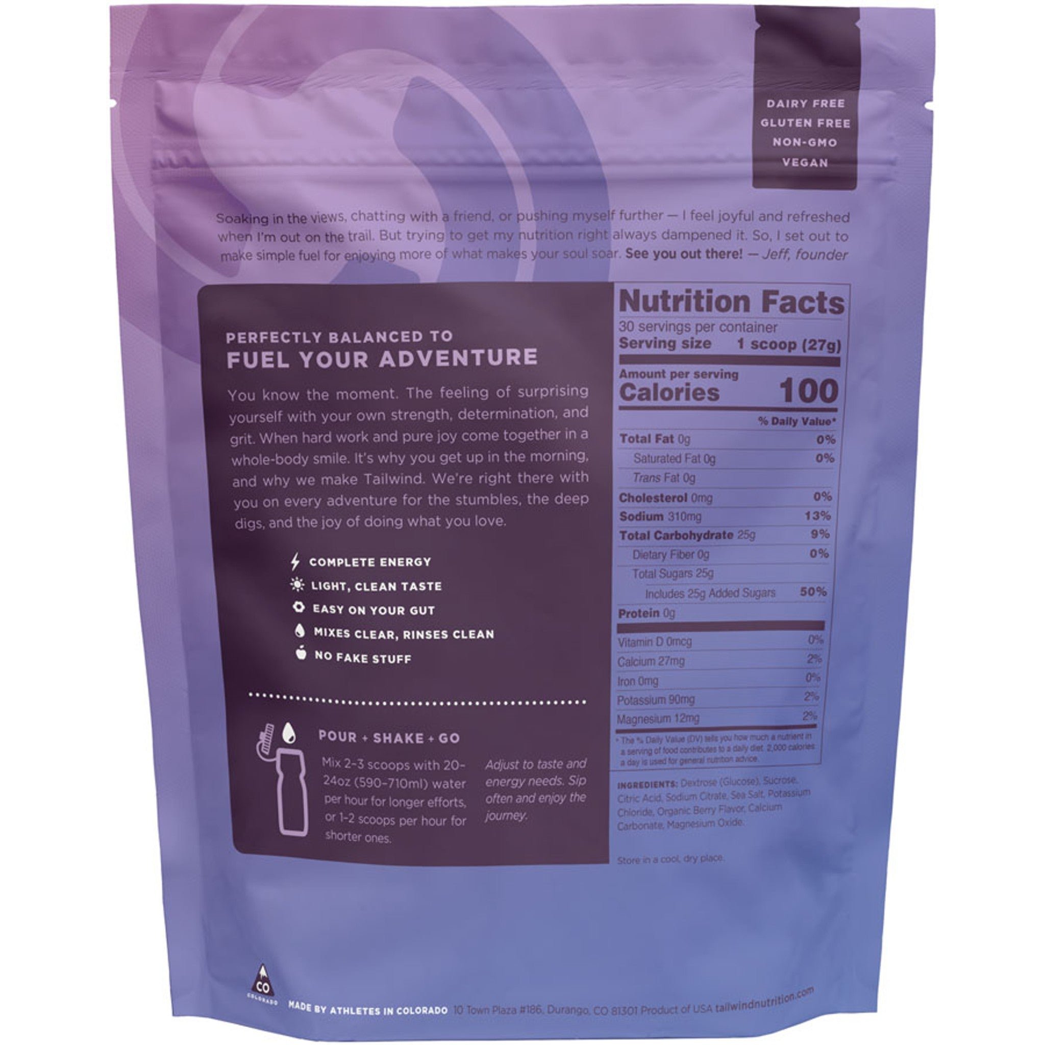 Endurance Fuel - Tailwind Endurance Fuel Grape
