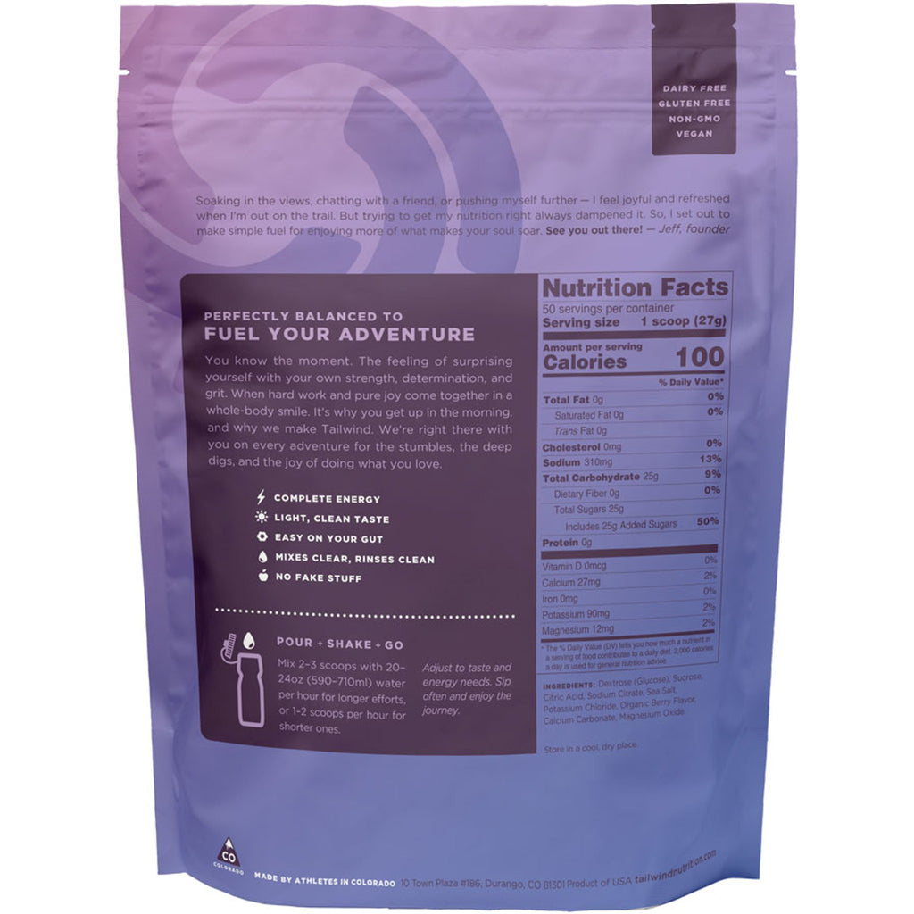 Endurance Fuel - Tailwind Endurance Fuel Grape
