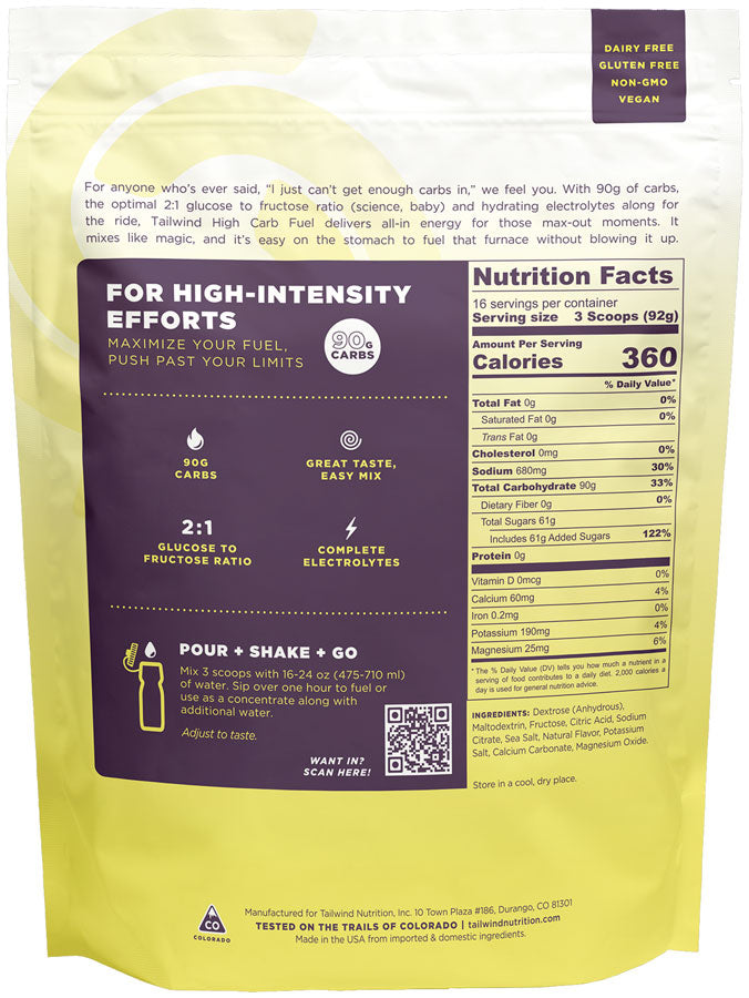 High Carb Fuel