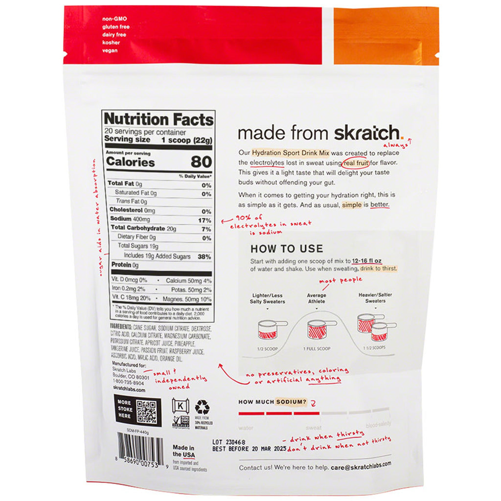 Hydration Sport Drink Mix
