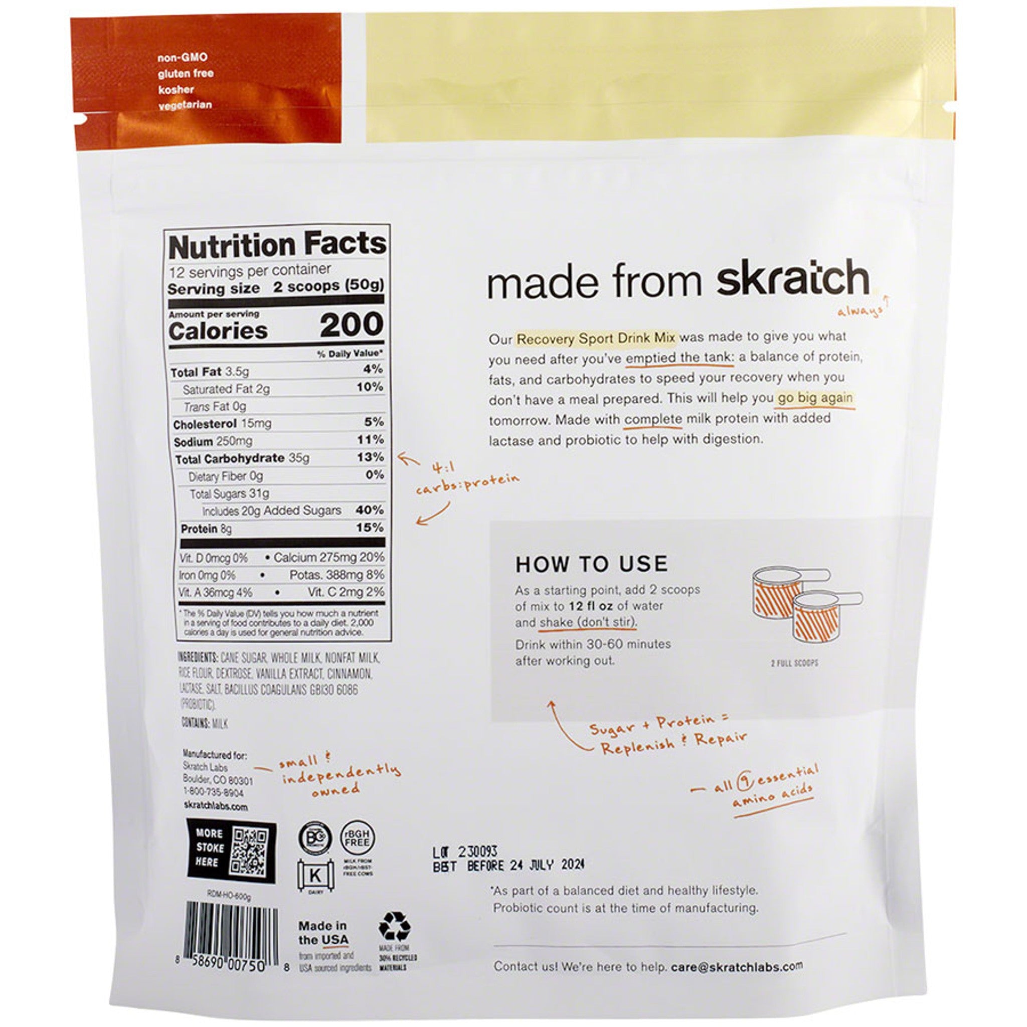 Sport Recovery - Recovery Sport Drink Mix