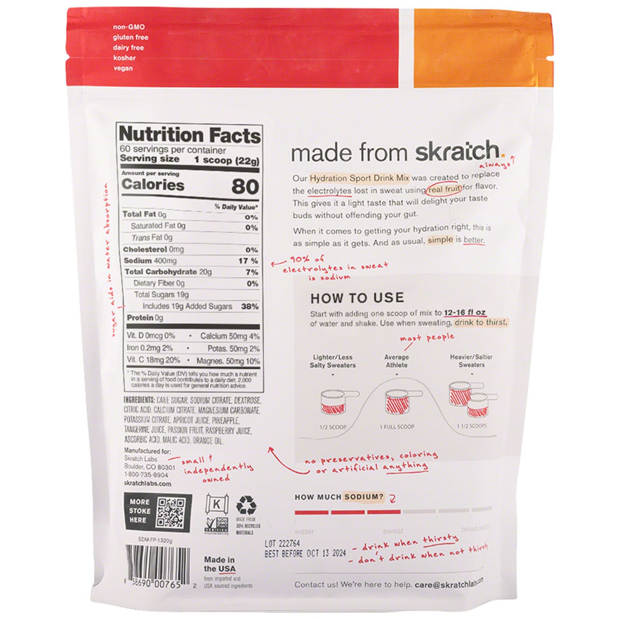 Hydration Sport Drink Mix