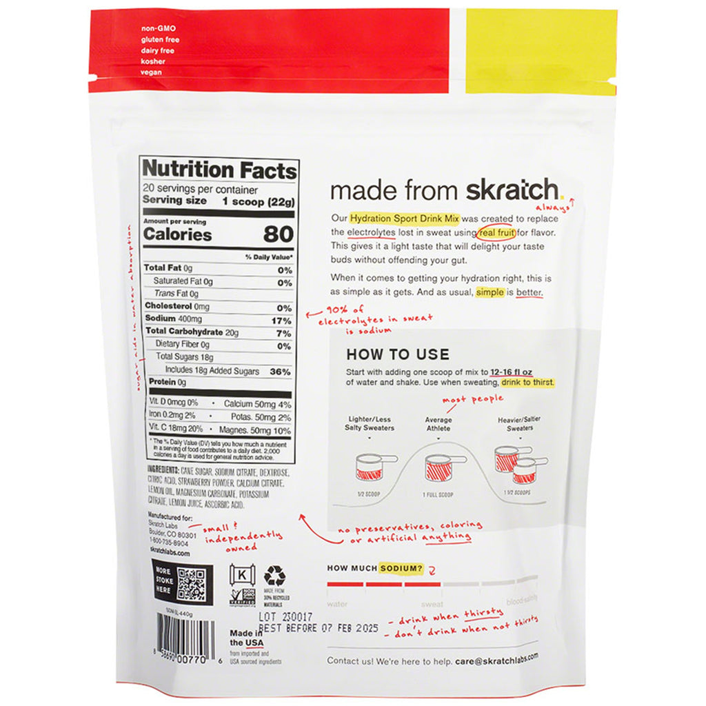Hydration Sport Drink Mix