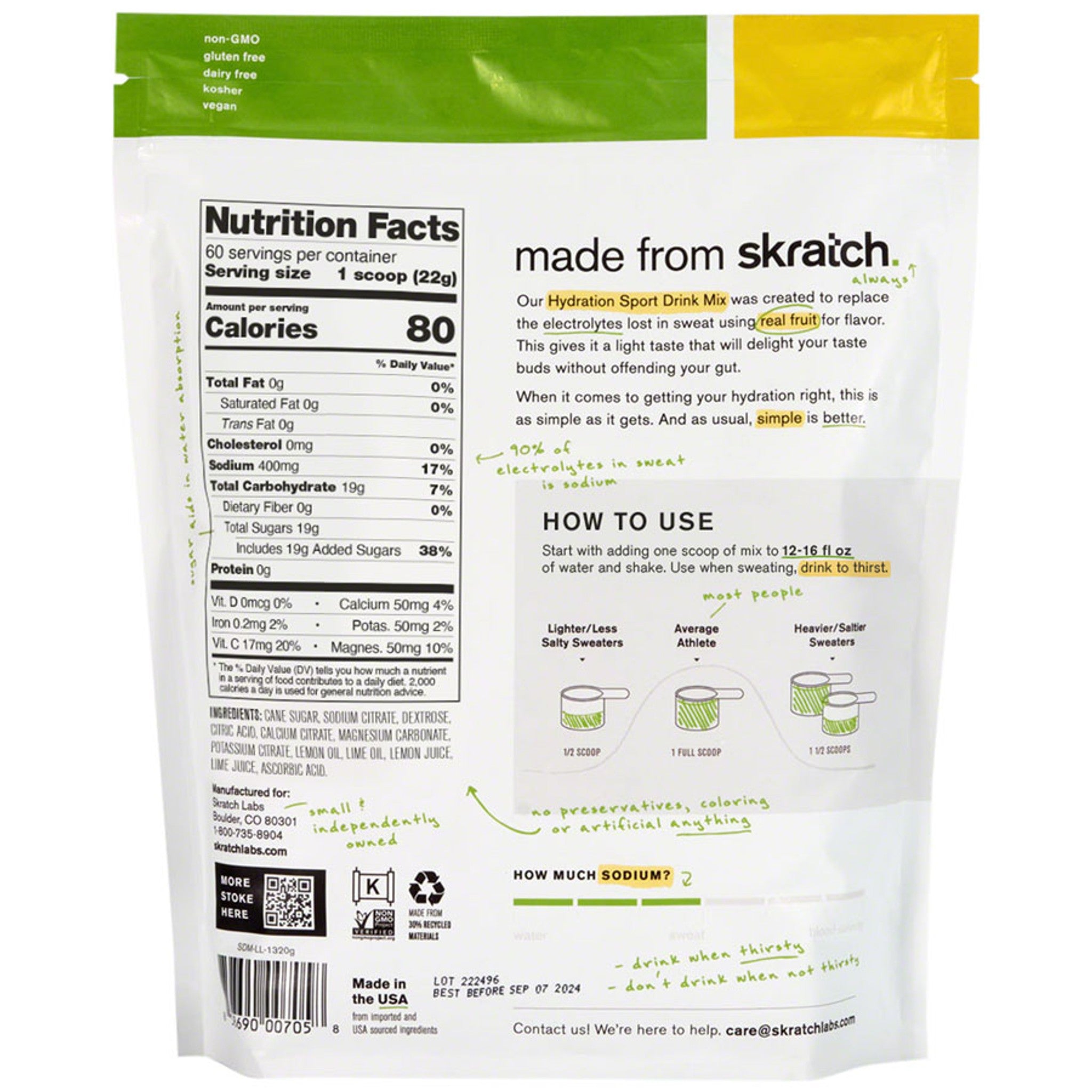Hydration Sport Drink Mix