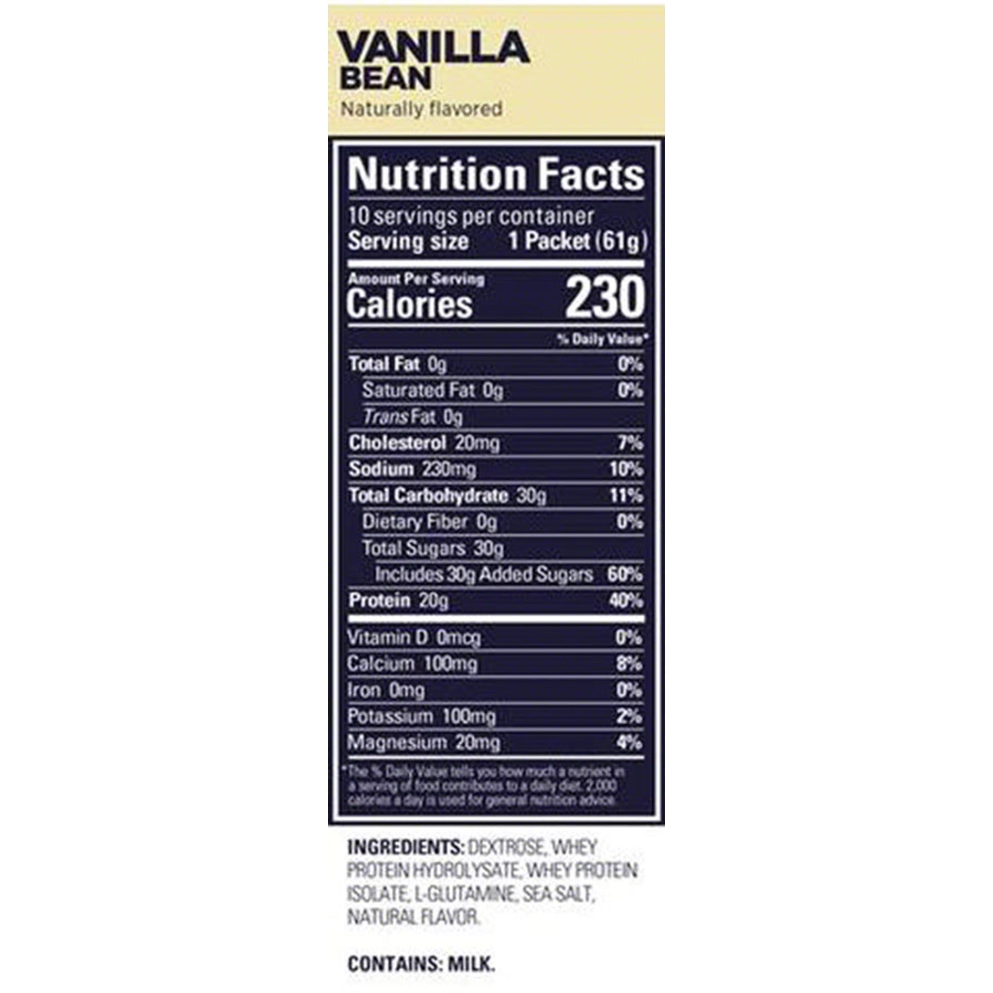 Roctane Recovery Drink Mix
