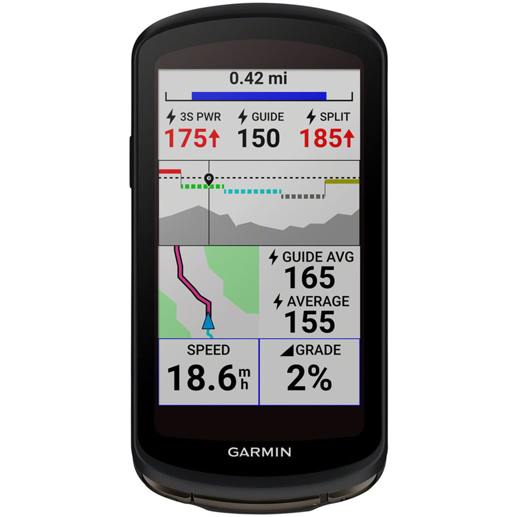 Edge 1040 Solar Bike Computer - GPS, Wireless, Black