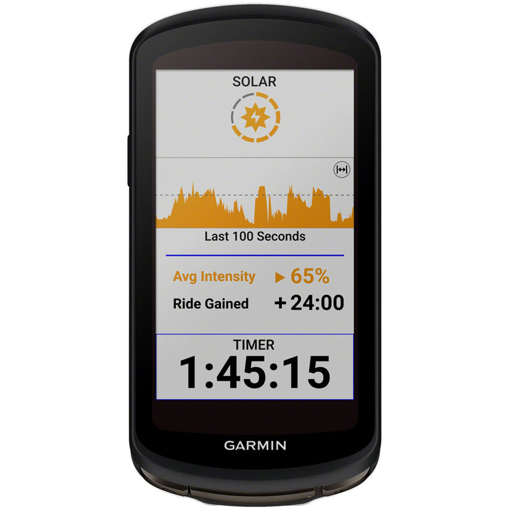 Edge 1040 Solar Bike Computer - GPS, Wireless, Black
