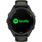 Forerunner 265S GPS Smartwatch - 42mm, Black Bezel and Case, Black/Amp Yellow Silicone Band