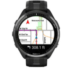 Forerunner 965 GPS Smartwatch - 47mm, Carbon Gray DLC Titanium Bezel, Black Case and Black/Powder Gray Silicone Band