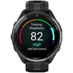 Forerunner 965 GPS Smartwatch - 47mm, Carbon Gray DLC Titanium Bezel, Black Case and Black/Powder Gray Silicone Band