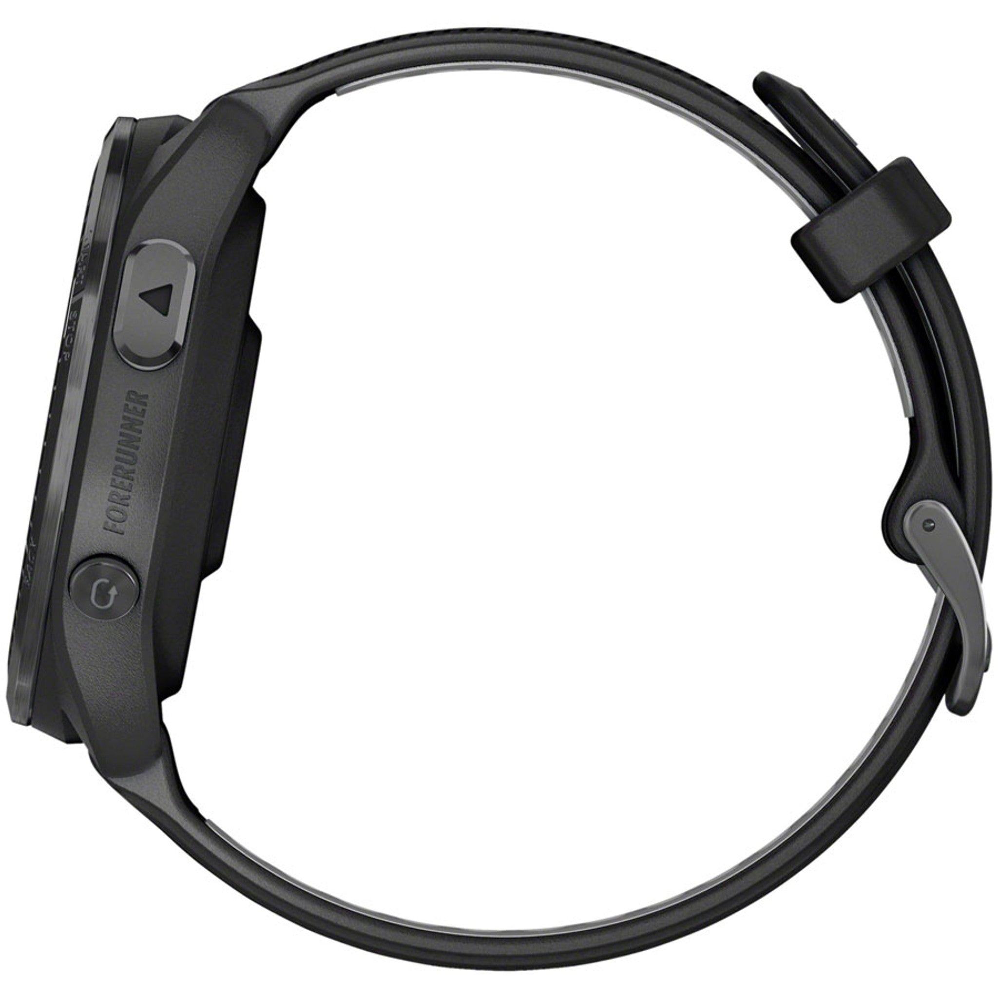 Forerunner 965 GPS Smartwatch - 47mm, Carbon Gray DLC Titanium Bezel, Black Case and Black/Powder Gray Silicone Band