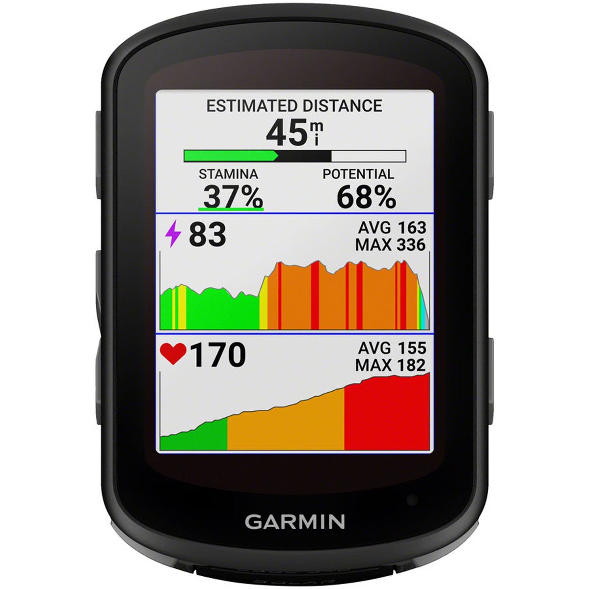 Edge 540 Solar Bike Computer - GPS, Wireless, Black