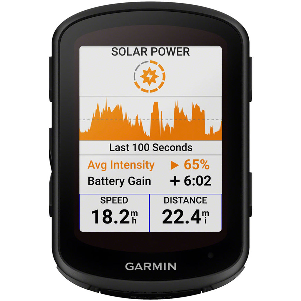 Edge 840 Solar Bike Computer - GPS, Wireless, Black