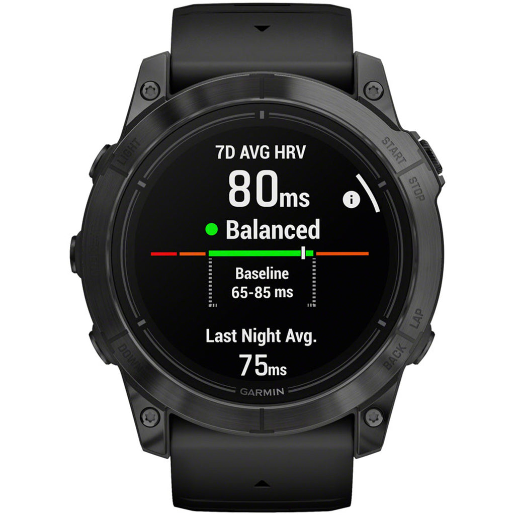 epix Pro Gen 2 Smartwatch - 51mm, Slate Gray Case, Black Band
