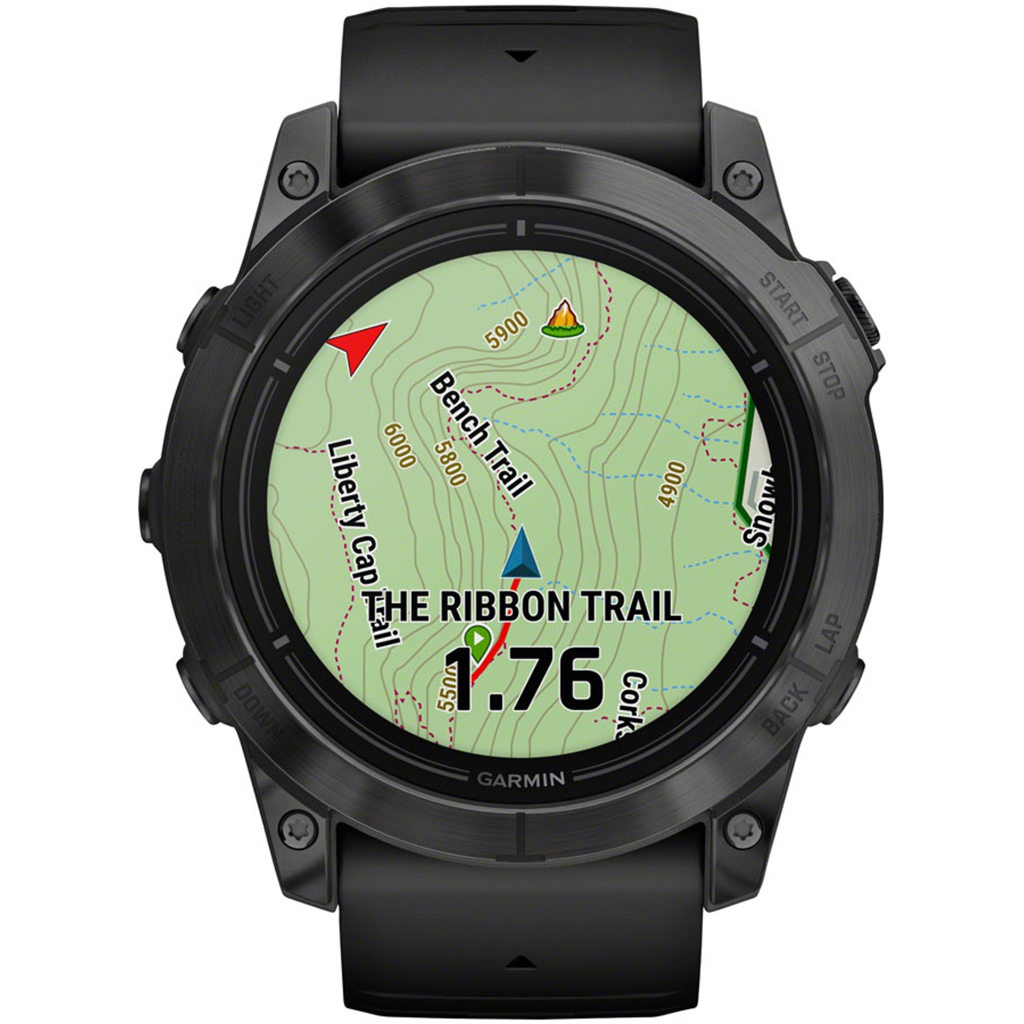 epix Pro Gen 2 Smartwatch - 51mm, Slate Gray Case, Black Band