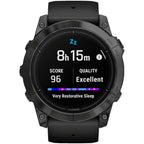 epix Pro Gen 2 Smartwatch - 51mm, Slate Gray Case, Black Band