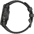 fenix 7 Pro Sapphire Solar Smartwatch - 47mm, Carbon Gray DLC Titanium Case, Black Band