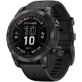 fenix 7 Pro Sapphire Solar Smartwatch - 47mm, Carbon Gray DLC Titanium Case, Black Band