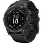 fenix 7 Pro Sapphire Solar Smartwatch - 47mm, Carbon Gray DLC Titanium Case, Black Band