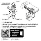 Garmin Specialized Roval Combo Mount - Black Anodize
