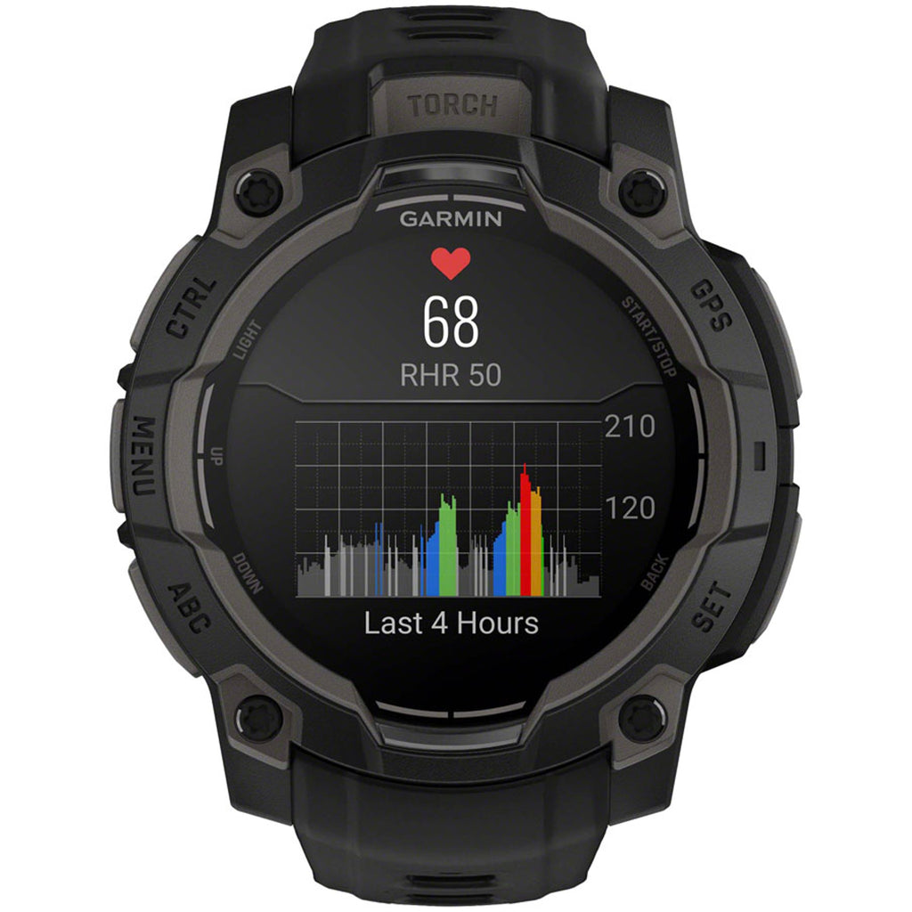 Instinct 3 GPS Smartwatch - 45mm, AMOLED, Black/Black