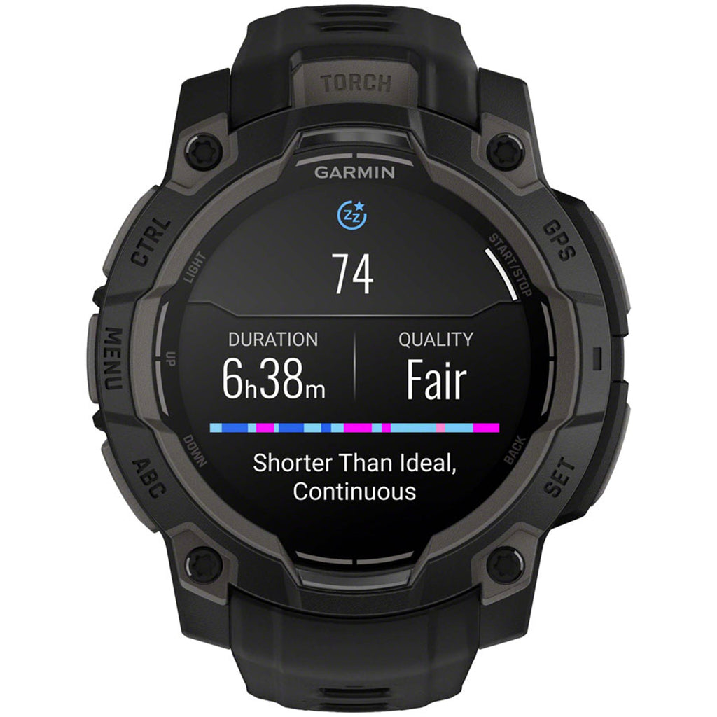 Instinct 3 GPS Smartwatch - 45mm, AMOLED, Black/Black
