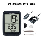 BC 10.0 WR Bike Computer - Wired, Black