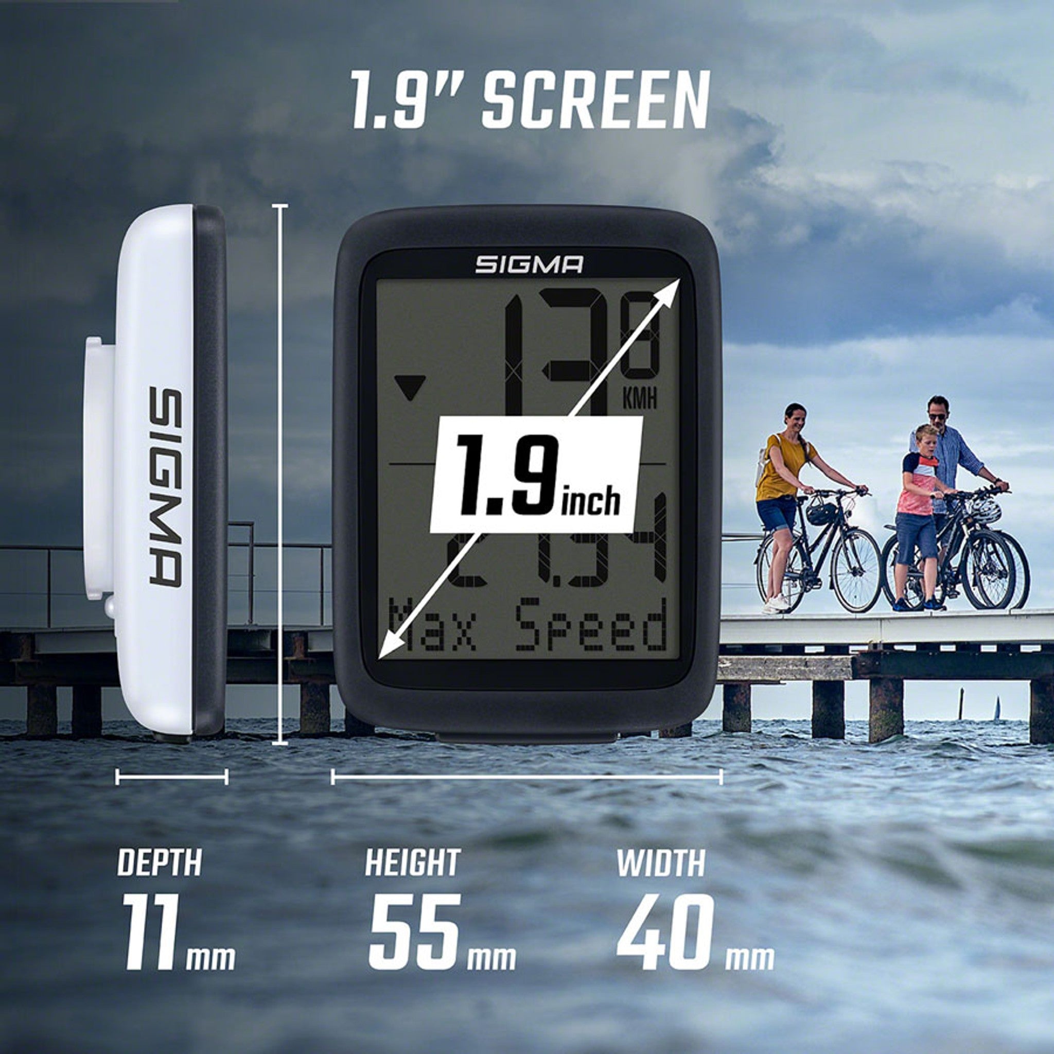 BC 10.0 WR Bike Computer - Wired, Black