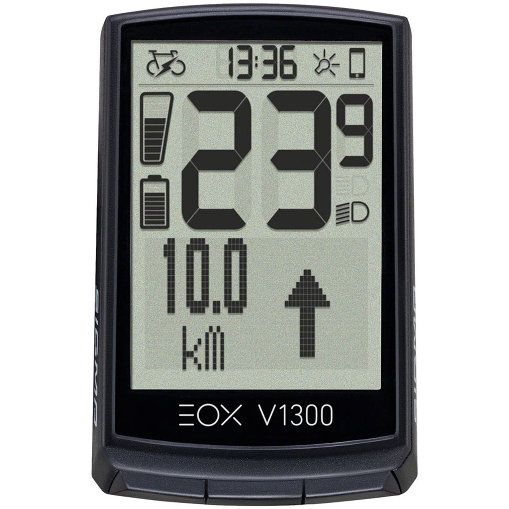 EOX View 1300 Bike Computer - Standard Display