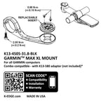 Garmin Max XL Mount - Garmin MAX XL Computer Mount