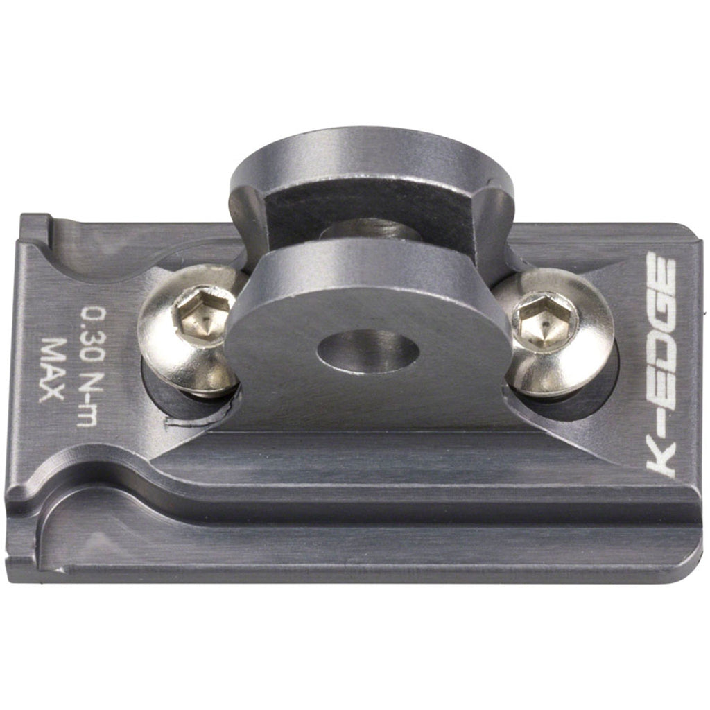 NiteRider Adapter: for K-EDGE Go Big Mounts and Combo Mounts, Gun Metal