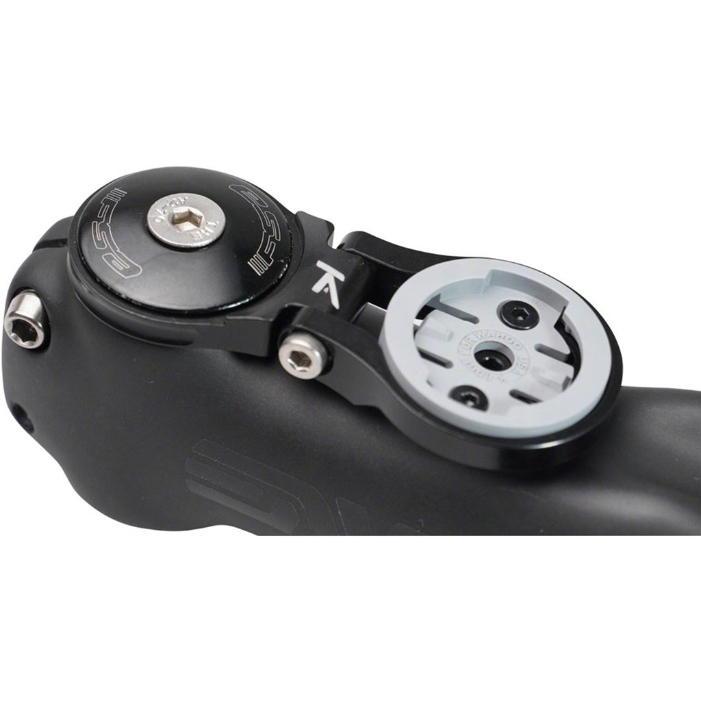 Adjustable Stem Mount for Wahoo Bolt and ELEMNT Computers: Black
