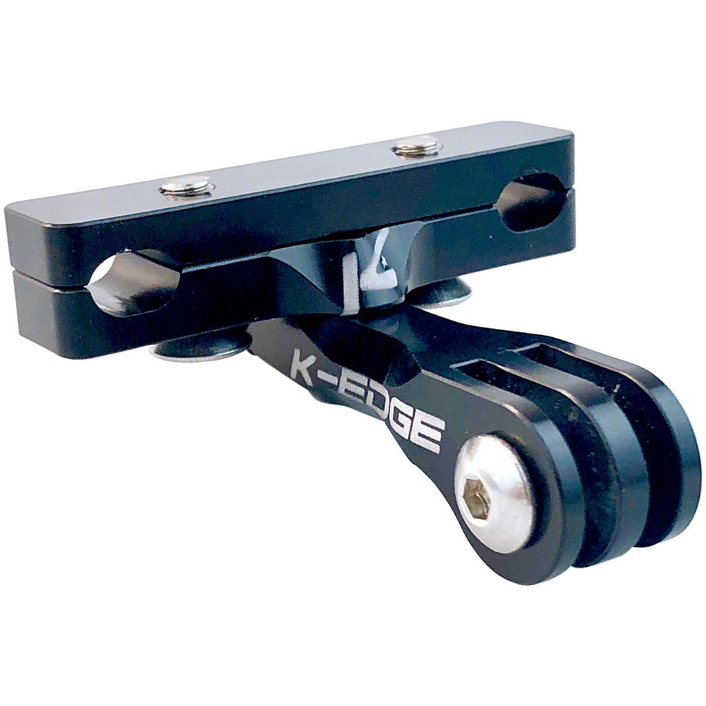 Go BIG Pro Saddle Rail Camera Mount for GoPro, Garmin, and Shimano, Black