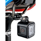 Go BIG Pro Saddle Rail Camera Mount for GoPro, Garmin, and Shimano, Black