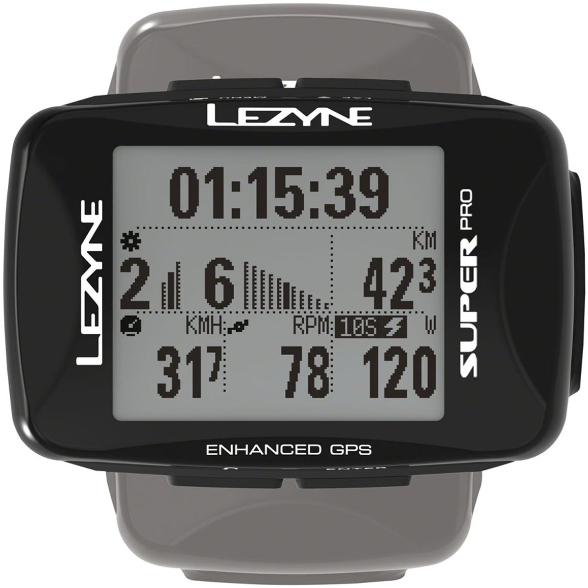 Super Pro GPS Loaded Bike Computer - GPS, Wireless, Heart Rate Monitor, Black