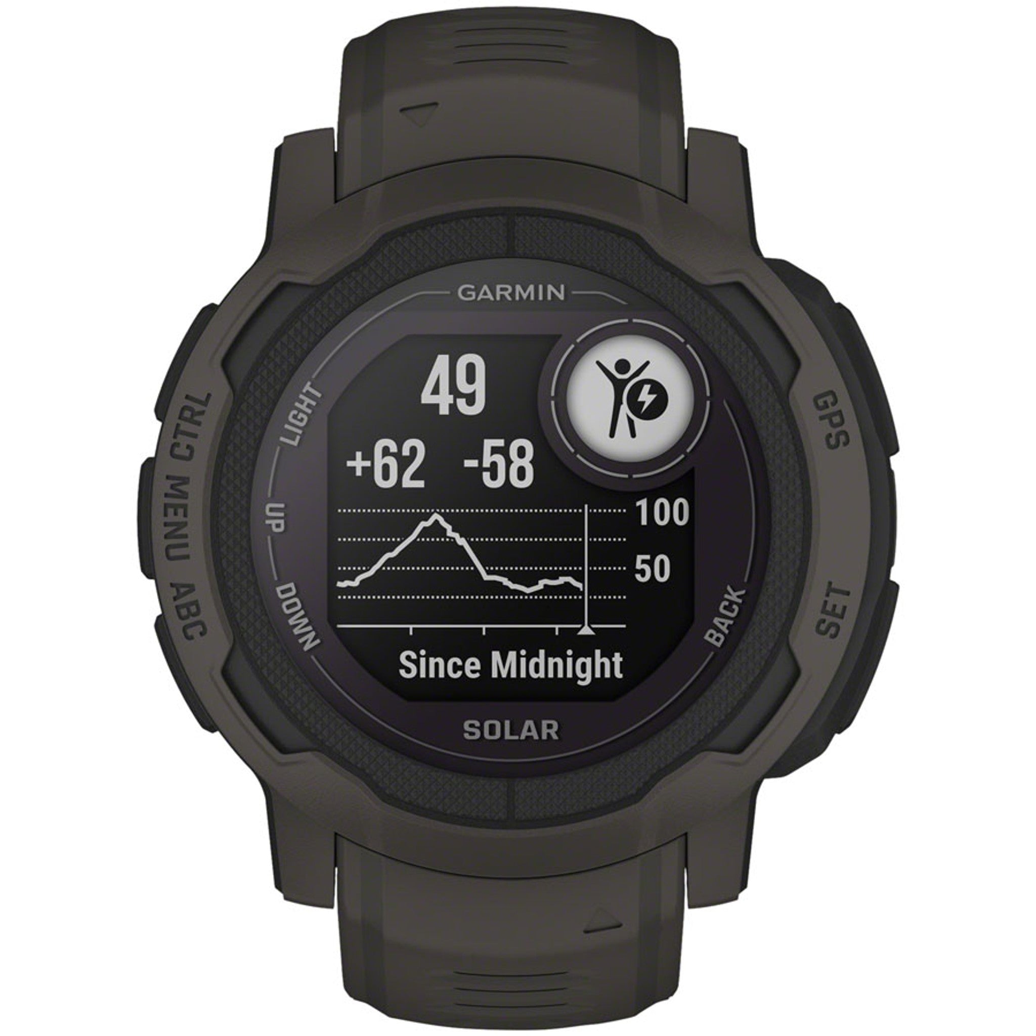 Instinct 2 Solar GPS Smartwatch - 45mm, Graphite