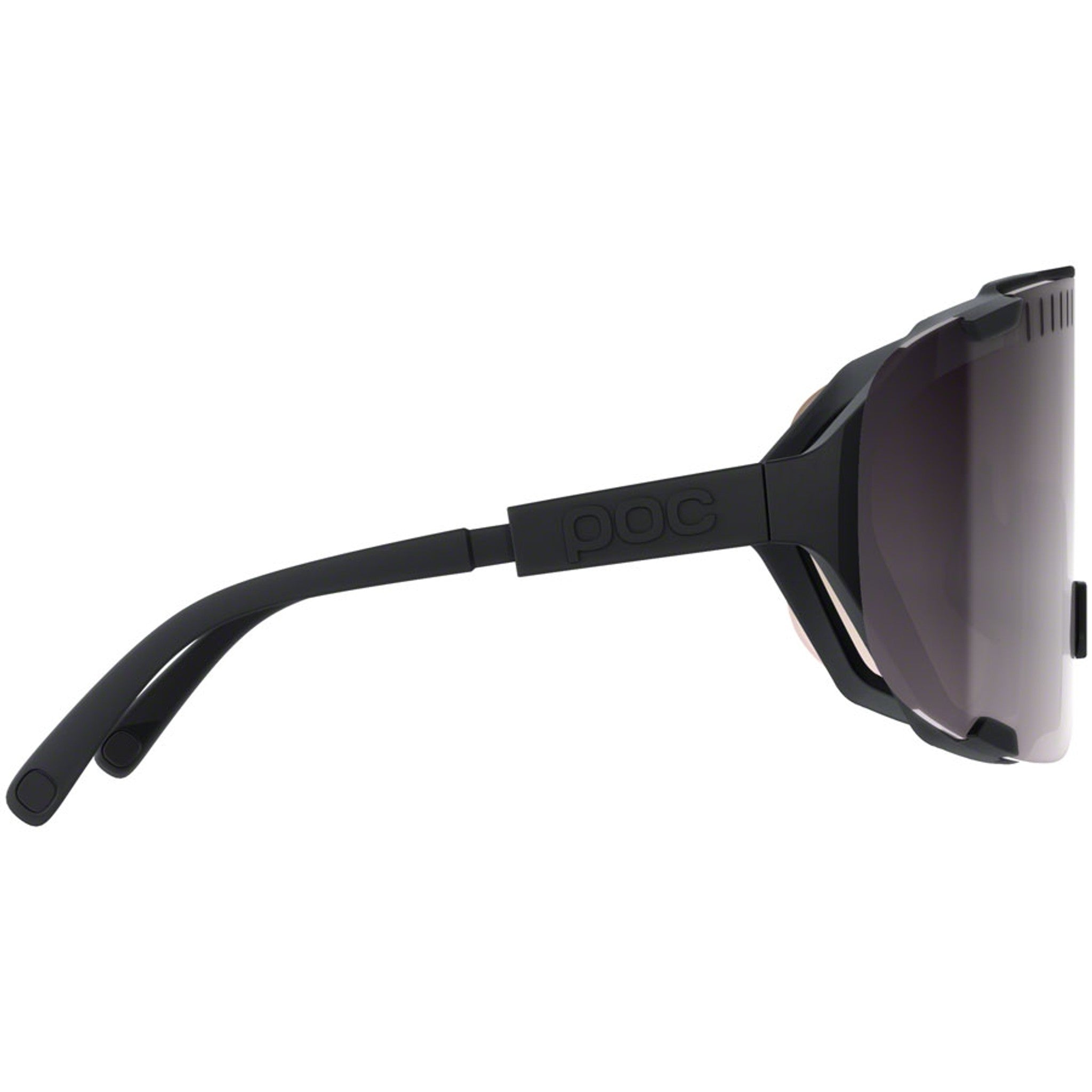 Devour Sunglasses - Uranium Black/Brown, Silver Mirror Lens