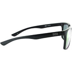 ONE by Optic Nerve Boiler Sunglasses - Matte Black, Polarized Smoke Lens with Red Mirror