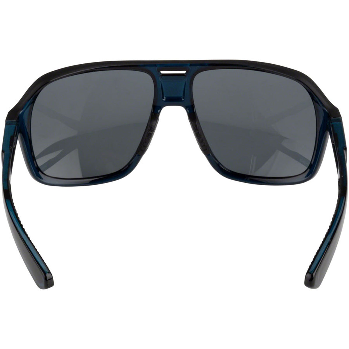 ONE by Optic Nerve Molotov Sunglasses - Crystal Navy with Black, Polarized Smoke with Gold Lens