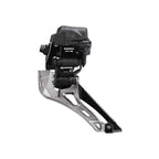 Dura-Ace FD-R9250 Di2 Front Derailleur - 2x12-Speed, Braze-on, Down Swing, For 50-55t Max, Black/Silver