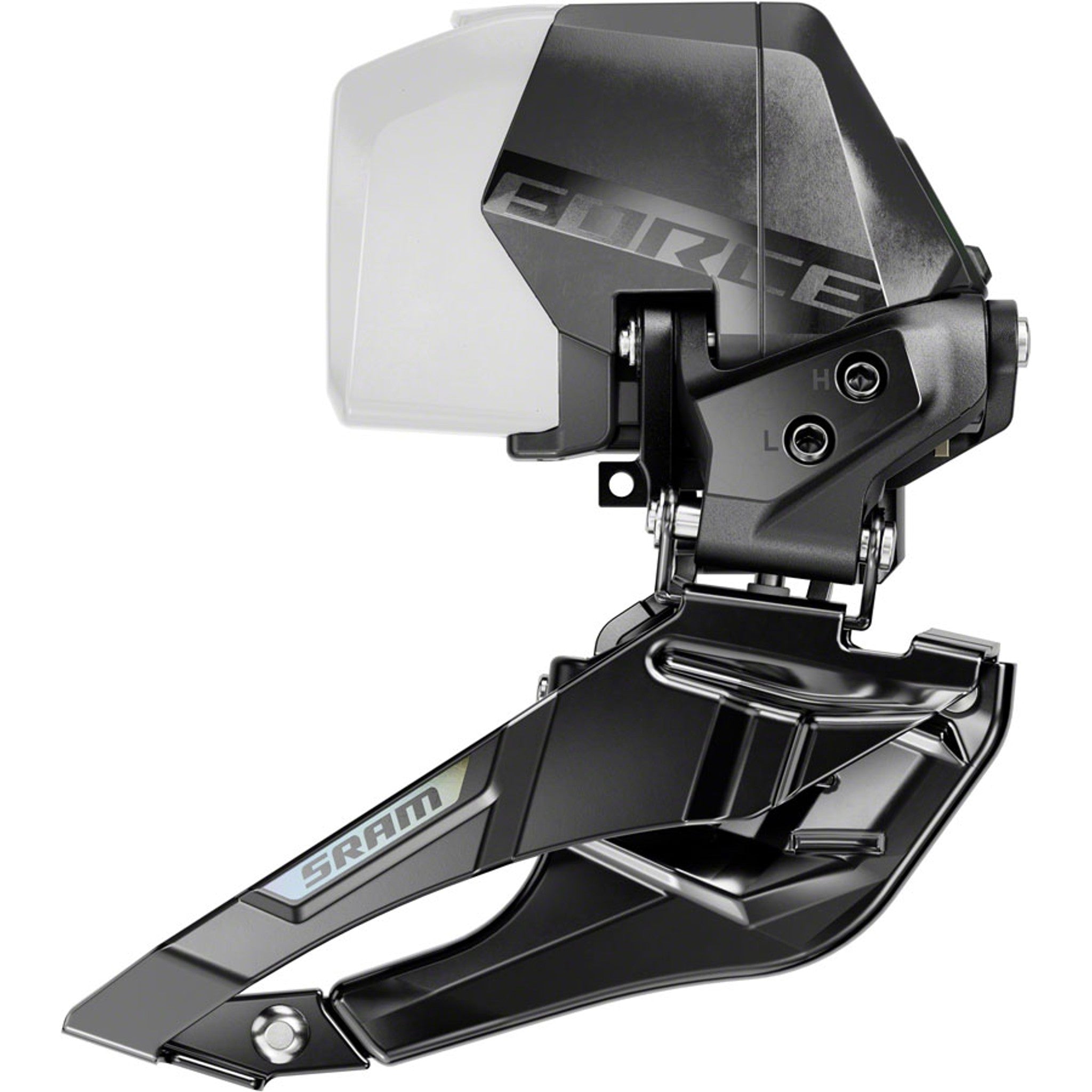 SRAM Force AXS Front Derailleur - 2x12-Speed, Braze-on, (Battery Not Included), Black, E1
