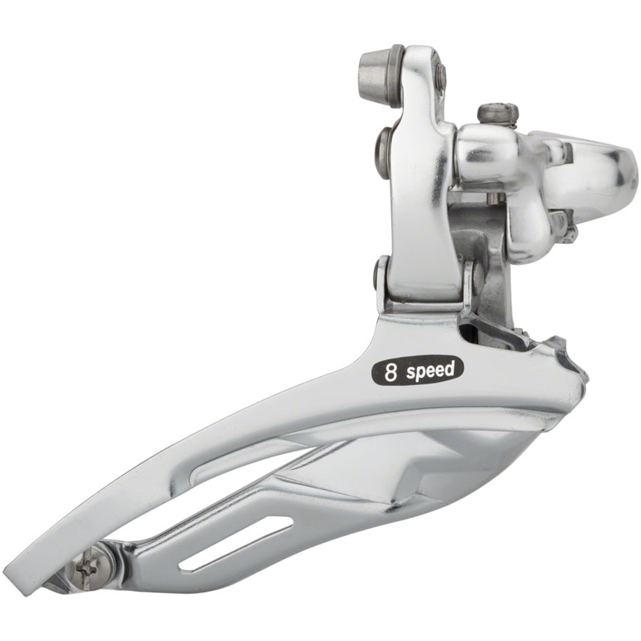 R538 Front Derailleur 8-Speed Triple 52/42/30, 28.6/31.8 Band Clamp, Shimano Compatible