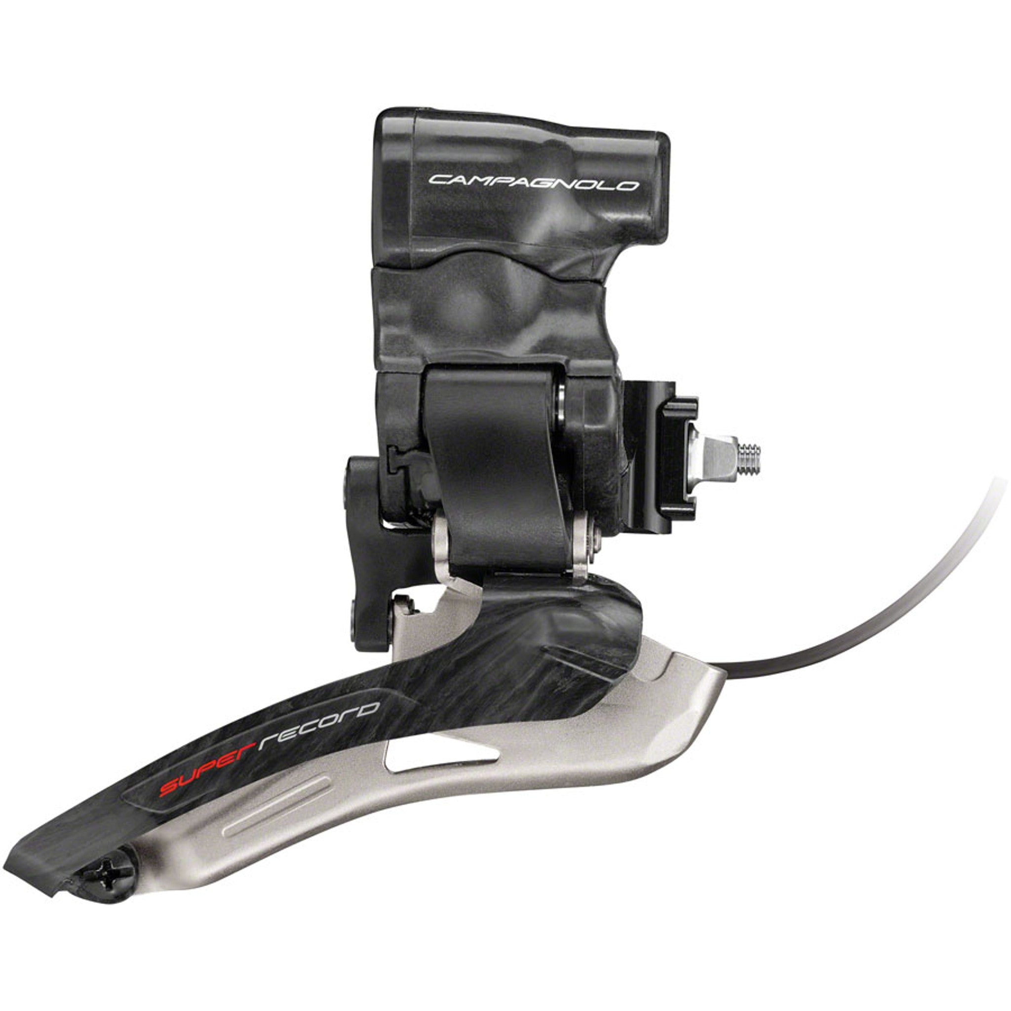 Super Record EPS 12s Front Derailleur, 12-Speed, Braze-on, Carbon