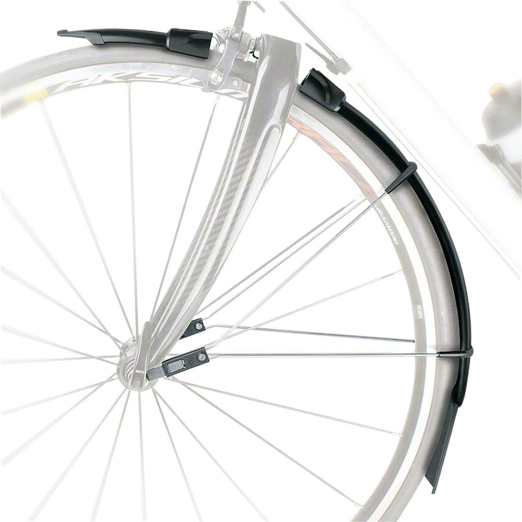 Raceblade Long Fender Set, 700 x 18-25: Black