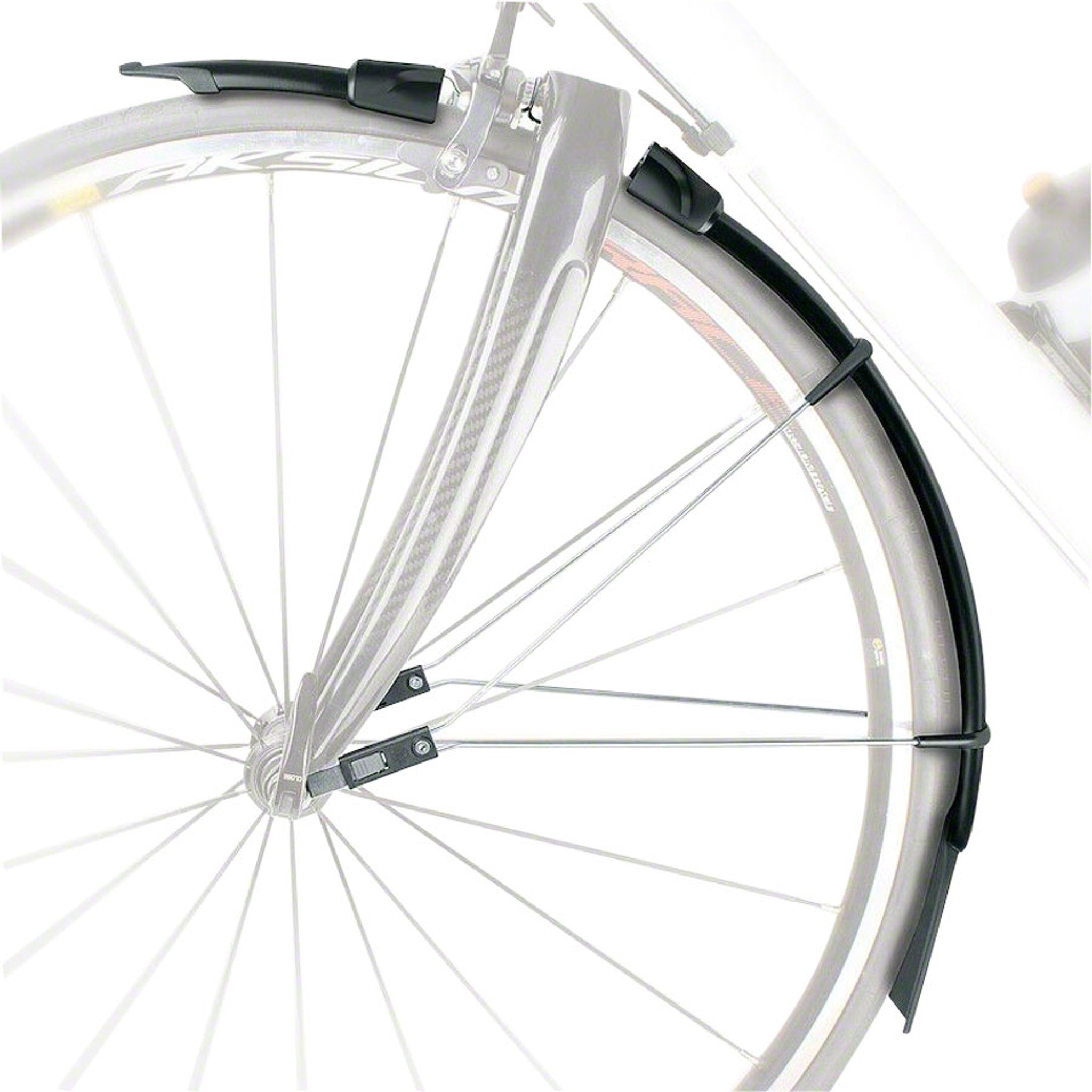Raceblade Long Fender Set, 700 x 18-25: Black